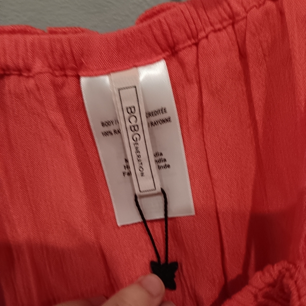 *3 for $30* BCBGGneration Coral Beach Cover Up Dress - Picture 4 of 8
